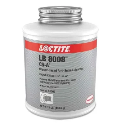 LOCTITE LB 8008 C5-A Copper Based Anti-Seize Lubricant – 453.6 Gram (1 lb) Brush-Top Can