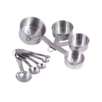 9pcs Heavy Stainless Steel Measuring Cups and Spoons