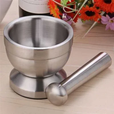 Heavy Duty Stainless Steel Mortar and Humble Pestle Set
