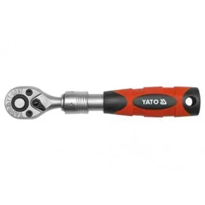 1/4 Inch heavy duty telescopic socket ratchet handle Yato Brand YT-0297