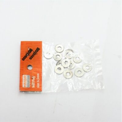 HMBR’s Stainless Steel 4mm Washers – Elevate Your Projects, 12 Pcs Packet